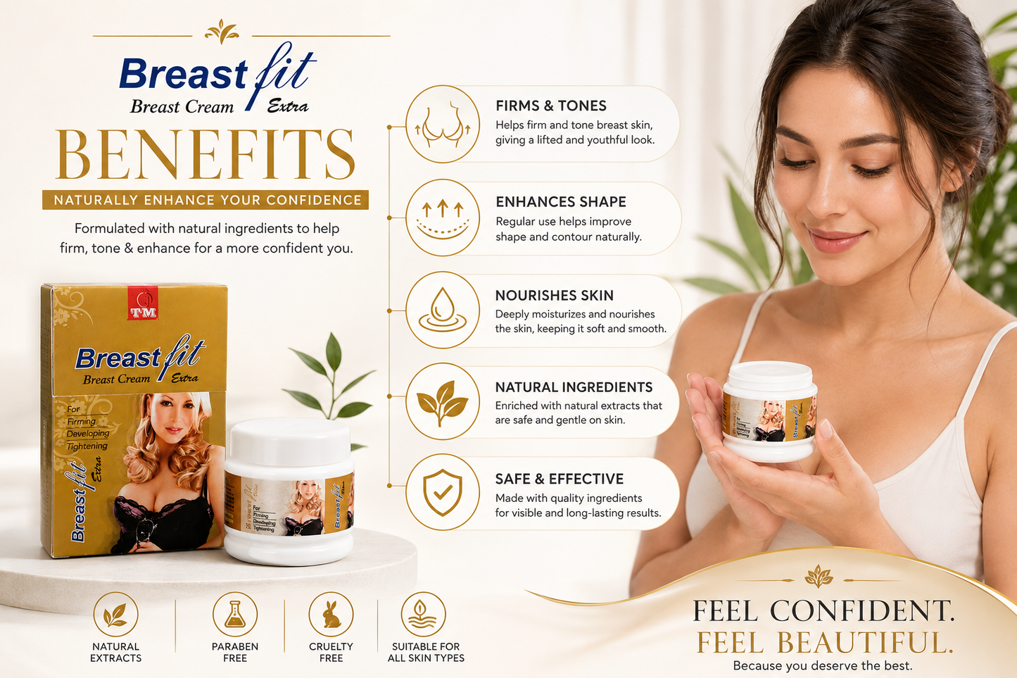 Breast Fit Extra Cream Firming, Toning & Skin Care
