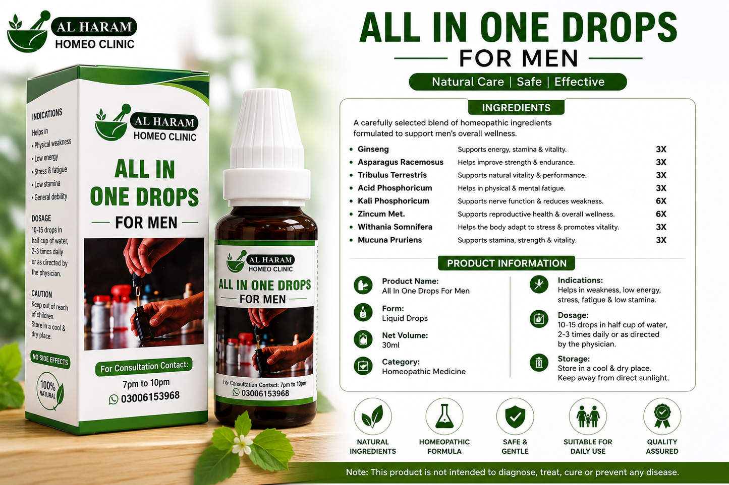 All In One Drops For Men