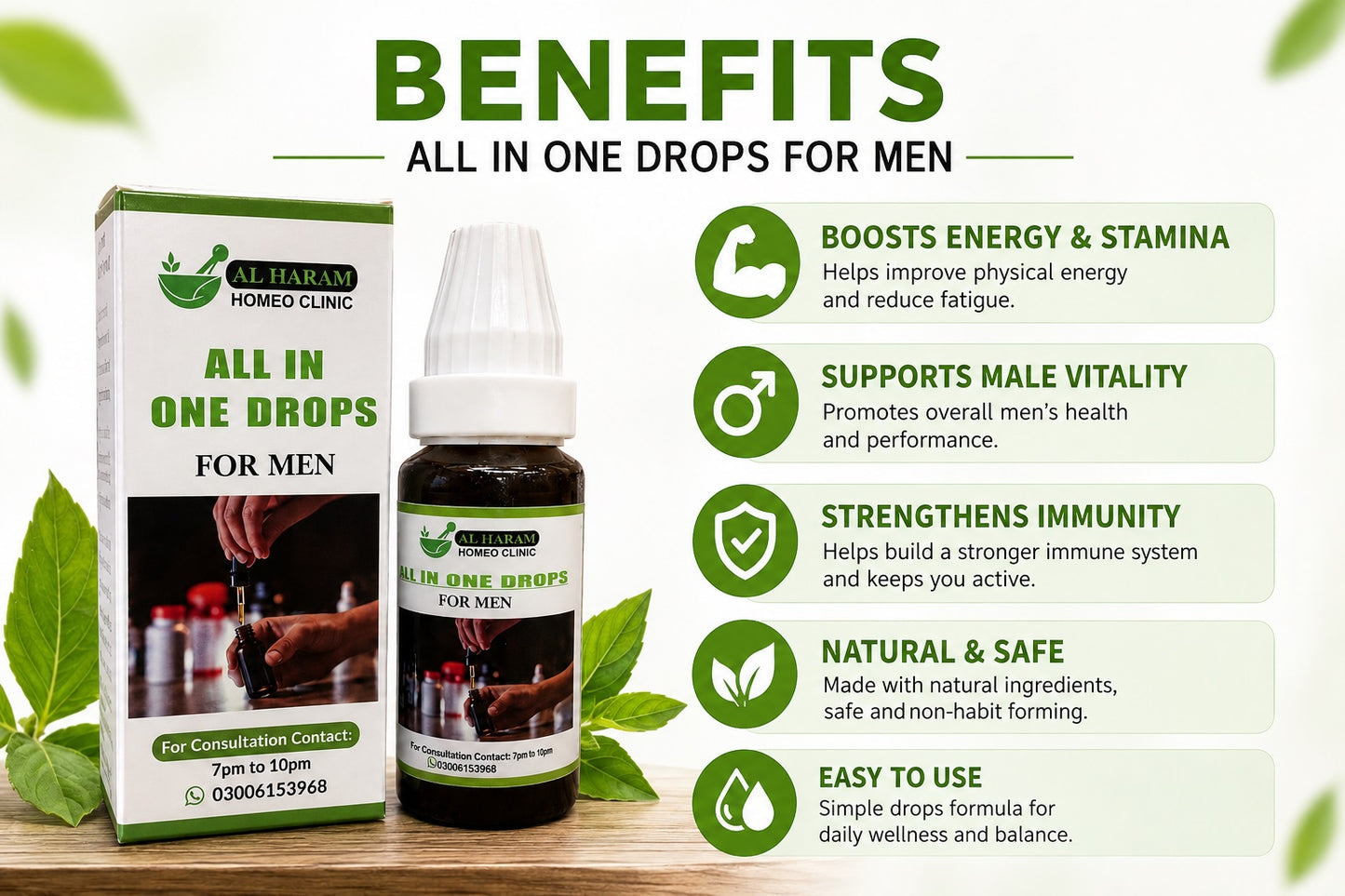 All In One Drops For Men